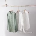 Soft Organic Cotton Long-sleeved Blouse Shirts